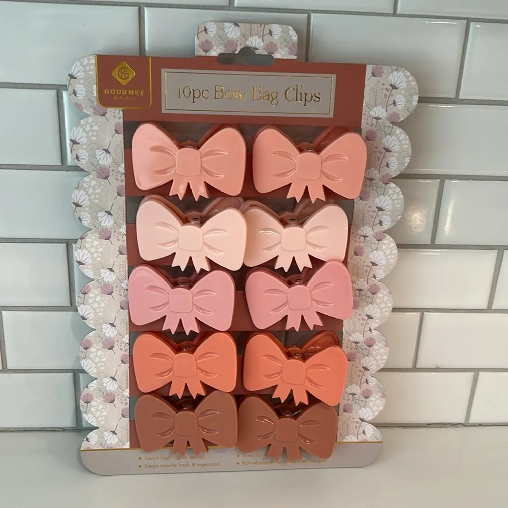 🎀 BOW Bag Clips.